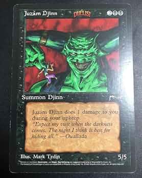 Juzam Djinn MTG マジックザギャザリング　oversized MTG: Juzam Djinn [BGS 9.5 Arabian Nights Magic the Gathering